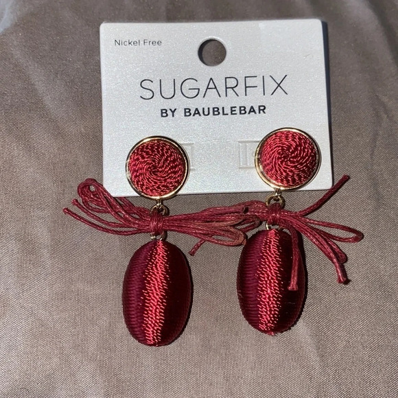 SUGARFIX by  BaubleBar Bee fringe Tassel Earrings New - Picture 4 of 9